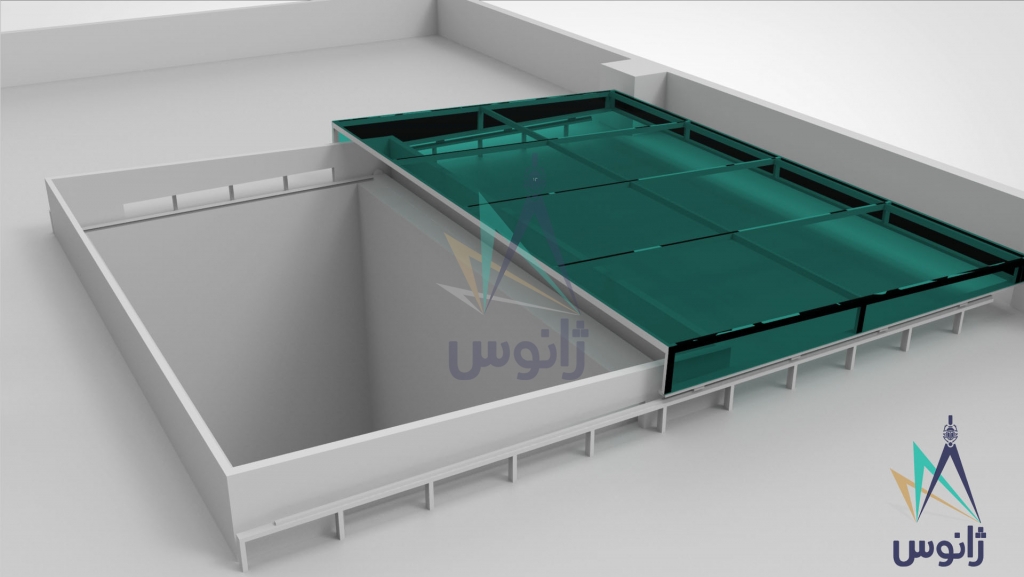 سقف برقی شیشه ای