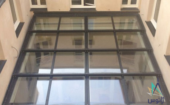 سقف کشویی حیاط خلوت یا پاسیو